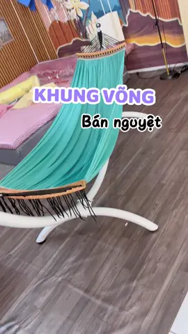 Khung võng bán nguyệt cứng cáp dày dặn #taphoamocthuy #khungvongbannguyet #khungvong #võng 