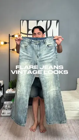 flare jeans yang worthit banget buat kalian bungkus👌 #jeans #flaredjeans #celanapria #rekomendasioutfit #fashiontiktok 