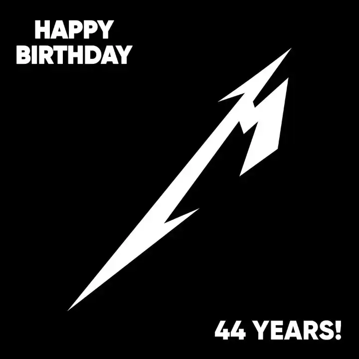 Happy 44th Anniversary Of Metallica on October 28