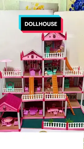 Princess villa dollhouse for kids #toys #dollhouse #playpretend #gift #giftidea @LeLetoys 