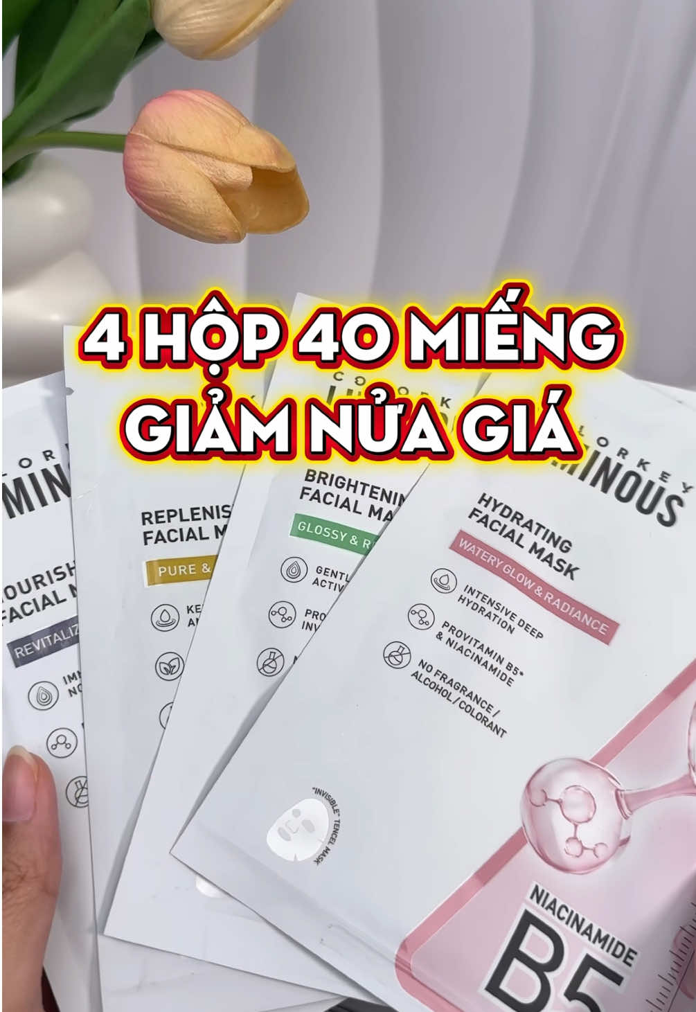 Hông săn là tiếc nha bà ơi 😱 #colorkeyluminous #skincare #facemask #beautytips #beauty   