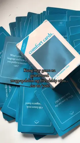 Kung may game na guaranteed magpapalalim ng friendship niyo… eto na ‘yun! #barkada #simulanngmasaya #cardgamenadikamapipikon #dinegativemeaning 