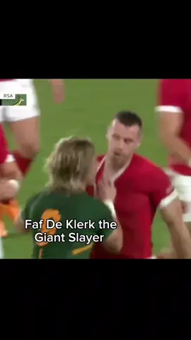 Faf De Klerk the Giant slayer #rugby #fyp #xybca #foryou #viral 