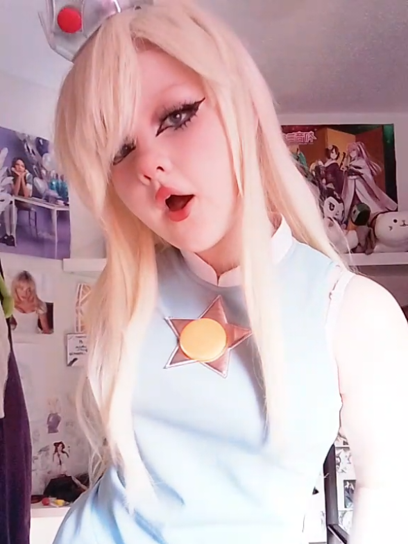 nahhhh second eye reveal ig #mario #rosalinacosplay #rosalinamario #mariokart #ROSALINA 