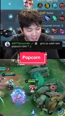 El popcorn😹 Cobain ges popcorn r7😋 #r7tatsumaki #jo #jonathanliandi #popcorn #fyp 