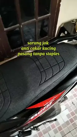 sarung jok embos prima anti cakar kucing,pasang tanpa staples✅#sarungjok #coverjokmotor #coverjokmotoranticakarkucing #coverjokmotormurah #kulitjokmotor 