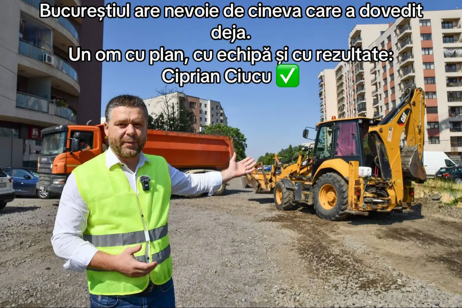 De construit, puțini construiesc. Ciprian Ciucu e dintre cei care chiar FAC. Acum și Pentru București!  #ciprianciucu #pmb #bucuresti #alegeri #ciucu 