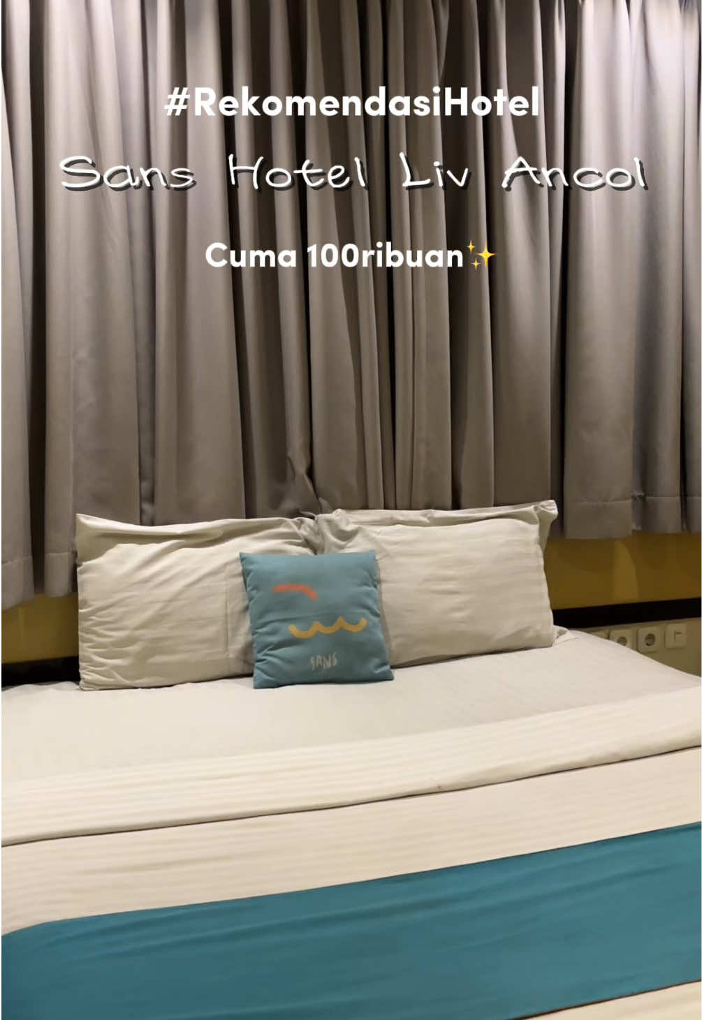 Salah satu hotel terbaik yang lokasinya cuma 5 menit ke Ancol😍🎡 Bisa kamu booking di Aplikasi RedDoorz dan masukkin kode voucher “YUKNGINEP” biar dapet diskon tambahan✨ #RedTravelers #BerkeSANS #staycationjakarta #staycation #rekomendasihotel 