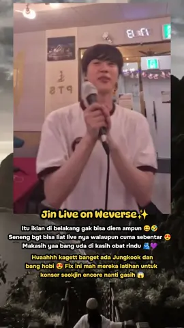 Fix inimah dikonser nanti ada mereka 😍😍 #jin #jungkook #jhope #live #fyp 