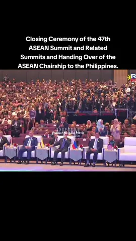 President Marcos Jr. receives the ASEAN Chairship gavel from Malaysian Prime Minister Anwar Ibrahim, marking the symbolic beginning of the Philippines’ highly anticipated hosting of ASEAN 2026.   The conclusion of the 47th ASEAN Summit and Related Summits signifies the end of a series of productive discussions on regional cooperation, economic partnerships and sustainable development among ASEAN Leaders and Dialogue Partners. Throughout the Summit, President Marcos Jr. reaffirmed the country’s unwavering commitment to advancing the Region’s shared goals and promoting peace, stability and prosperity. #pbbm #presidentbongbongmarcos #bongbongmarcos #tiktok #fyppppppppppppppppppppppp 