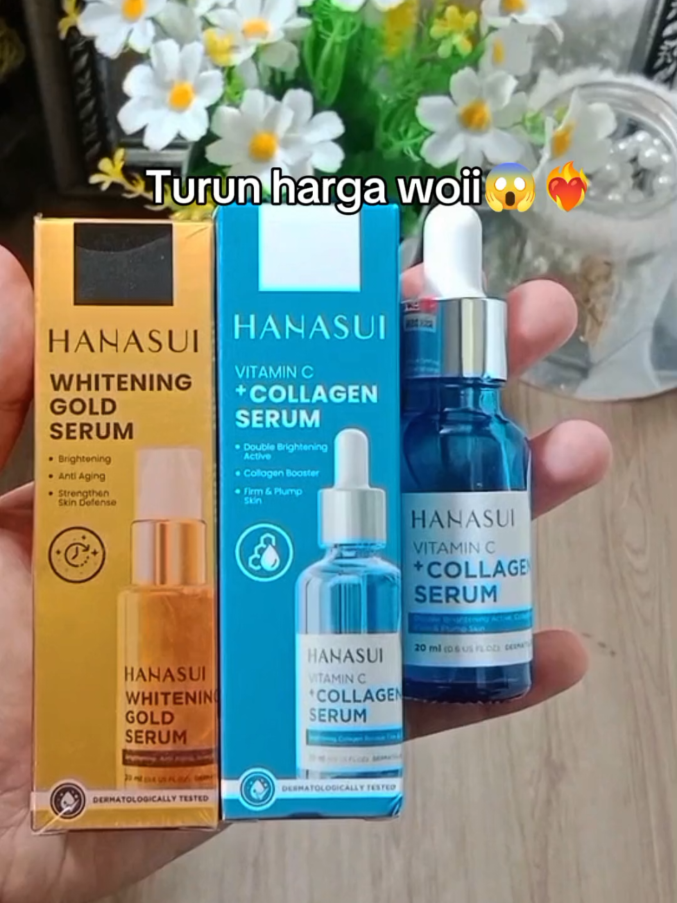 serius serum hanasui cuma segini harganya? ga percaya cek keranjang #hanasui #hanasuiserum #serum 