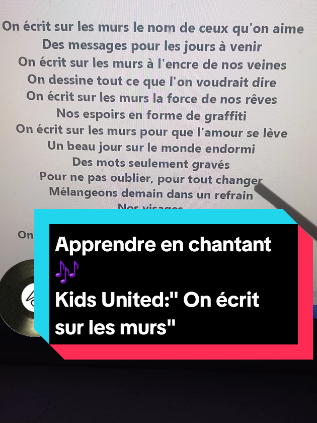 Risposta a @farydafarry8936 #imparafrancese🇫🇷 #canzoniinfrancese #kidsunited #lyrics_songs #imparacantando 