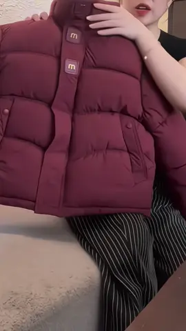 Áo Phao Nữ Hàn Quốc New 2025 Logo Chữ M Có dây rút Gấu Loại 1#phoidodep #mặcđẹpmỗingày #thoitrang #aophaonu 