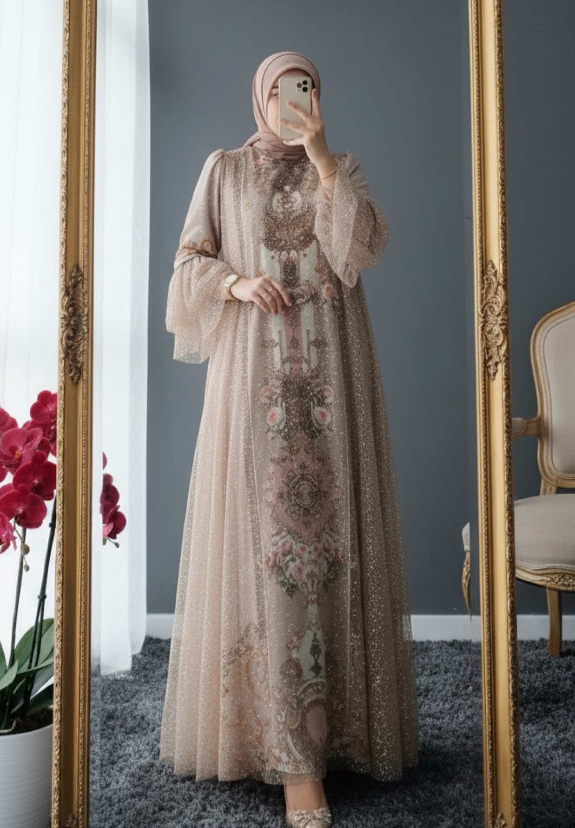 dress semewah ini yakin gamau punya? ✨🌷🌺 #dressmewah #dresslebaran #dressmurah #luxurydress 