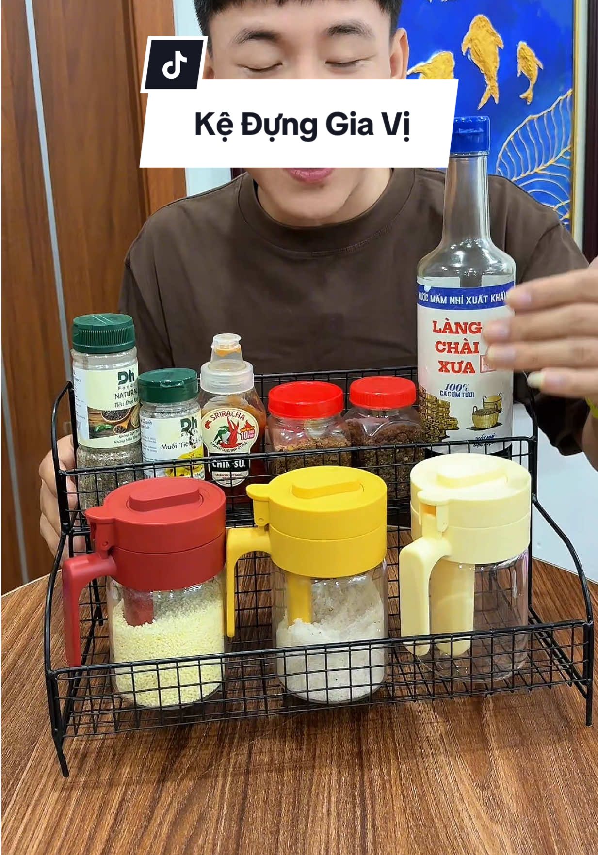 Kệ Đựng gia vị #haohomhinh #kedunggiavi 