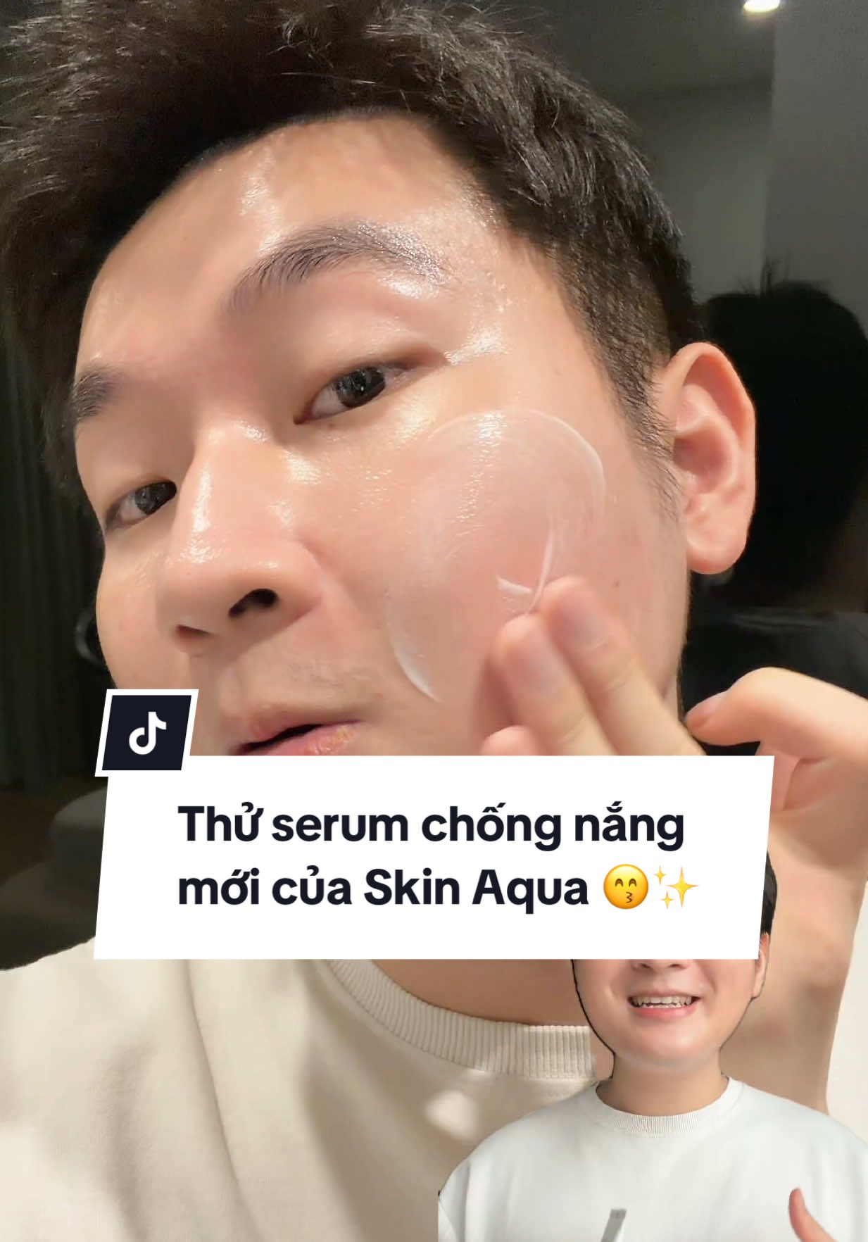 👉🏻 Đầu năm ra mắt kem chống nắng nâng tông, cuối năm chấn động ra mắt serum chống nắng dưỡng da. Cảm nhận thực tế finish em serum chống nắng mới của Skin Aqua trên da mình rất mướtt, căng bóng và dùng lót make up over hợp luôn ạ. Bạn nào gu chống nắng glowy, ẩm mượt thì thử em serum chống nắng mới này nha! Cám ơn Skin Aqua đã đồng hành cùng Bimm trong video lần này ❤️ #kemchongnang #serumchongnangduongda #SkinAqua #UVDuoSerum #withbimm