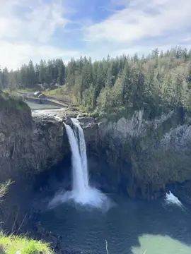 去西雅图的snoqualmie瀑布游玩拍摄的美景#美国#海外#风景#旅游
