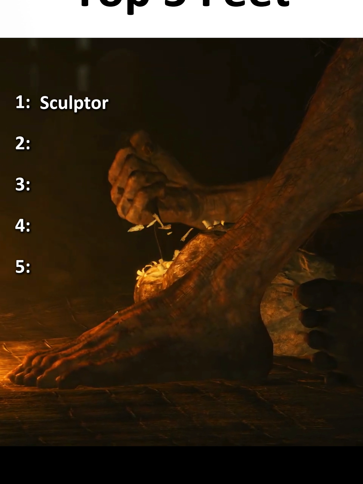 Top 5 Feet #eldenring #darksouls