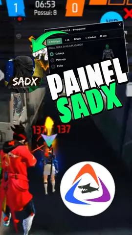 Painel Sadx Freestyle ☠️ #freestyle #apkshark #free_fire #ff 