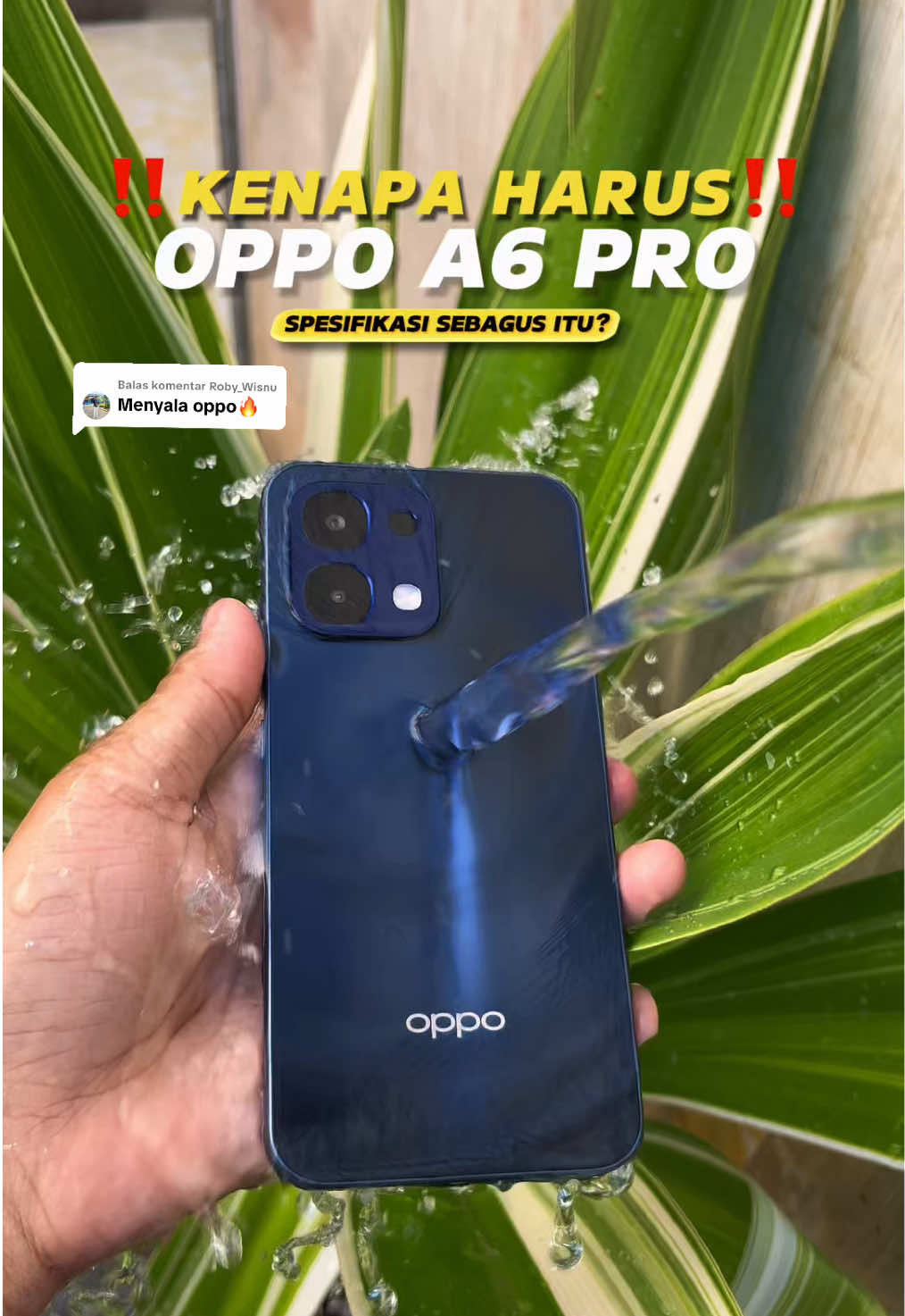 Membalas @Roby_Wisnu alasan harus pilih hp ini karena spesifikasinya sebagus itu #oppoa6pro #oppoindonesia #oppoa6pro5g #promoguncang1111 