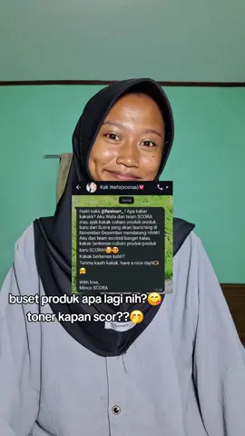 produk apa ya kira kira??🫣 @SCORA 🤭 #scora #bismillahfyp #trendingtiktok #skincareviral #fyppppppppppppppppppppppp 