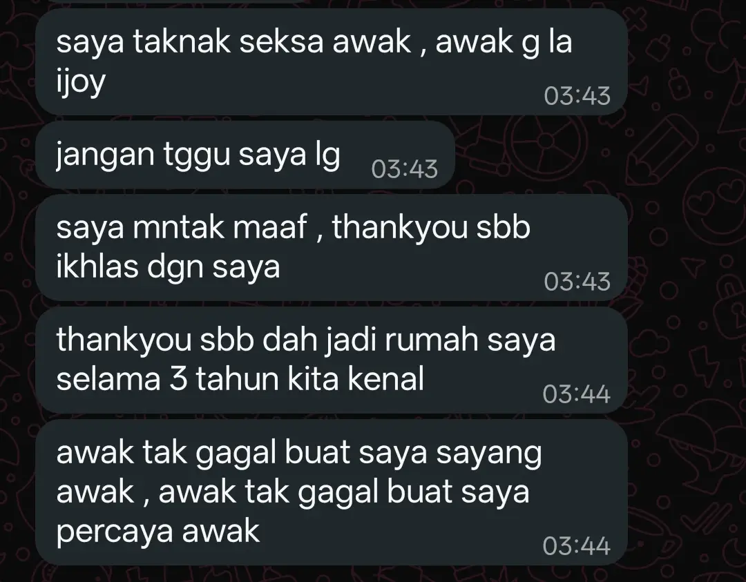 kiranya gagal ke tak ni hm