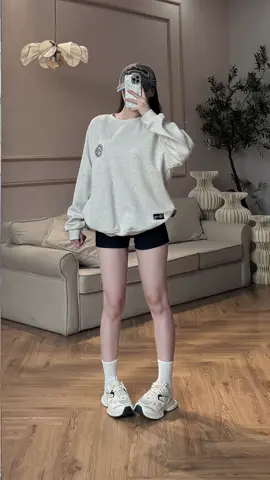 Áo sweater nỉ lông cáo #julido #review #oufits #fyp 
