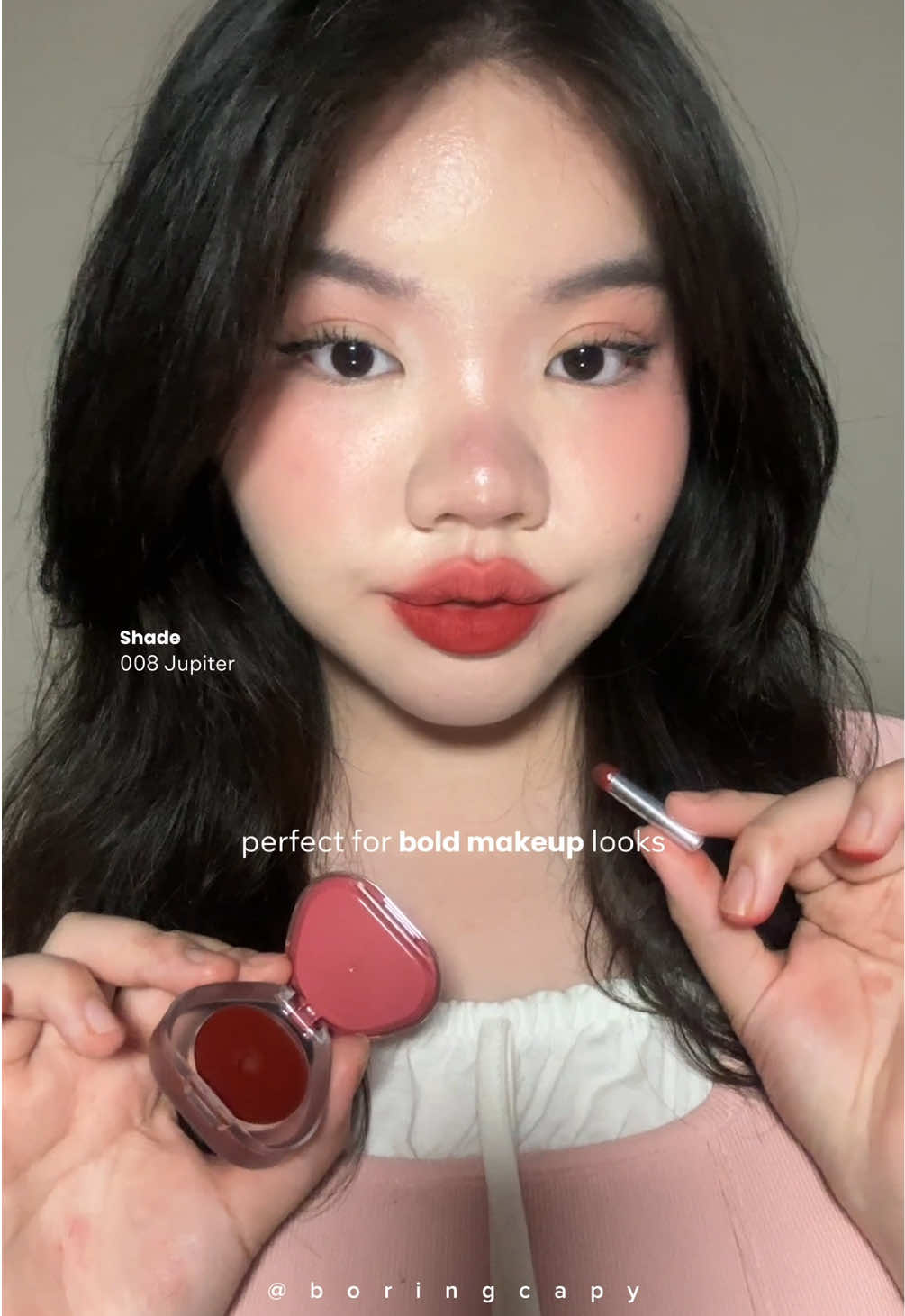 Timephoria lip & cheek blurring pot 💗 ada aja anak baru dari timephoria!!  efek blur nya cakep bgtt asli 🥹✨