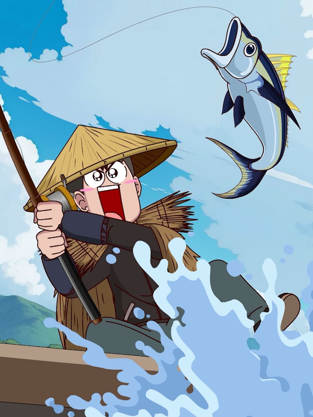 新店开业想大干一场，却意外遇到实力强劲的小吃摊#开心锤锤 #kxcc #搞笑 #动漫