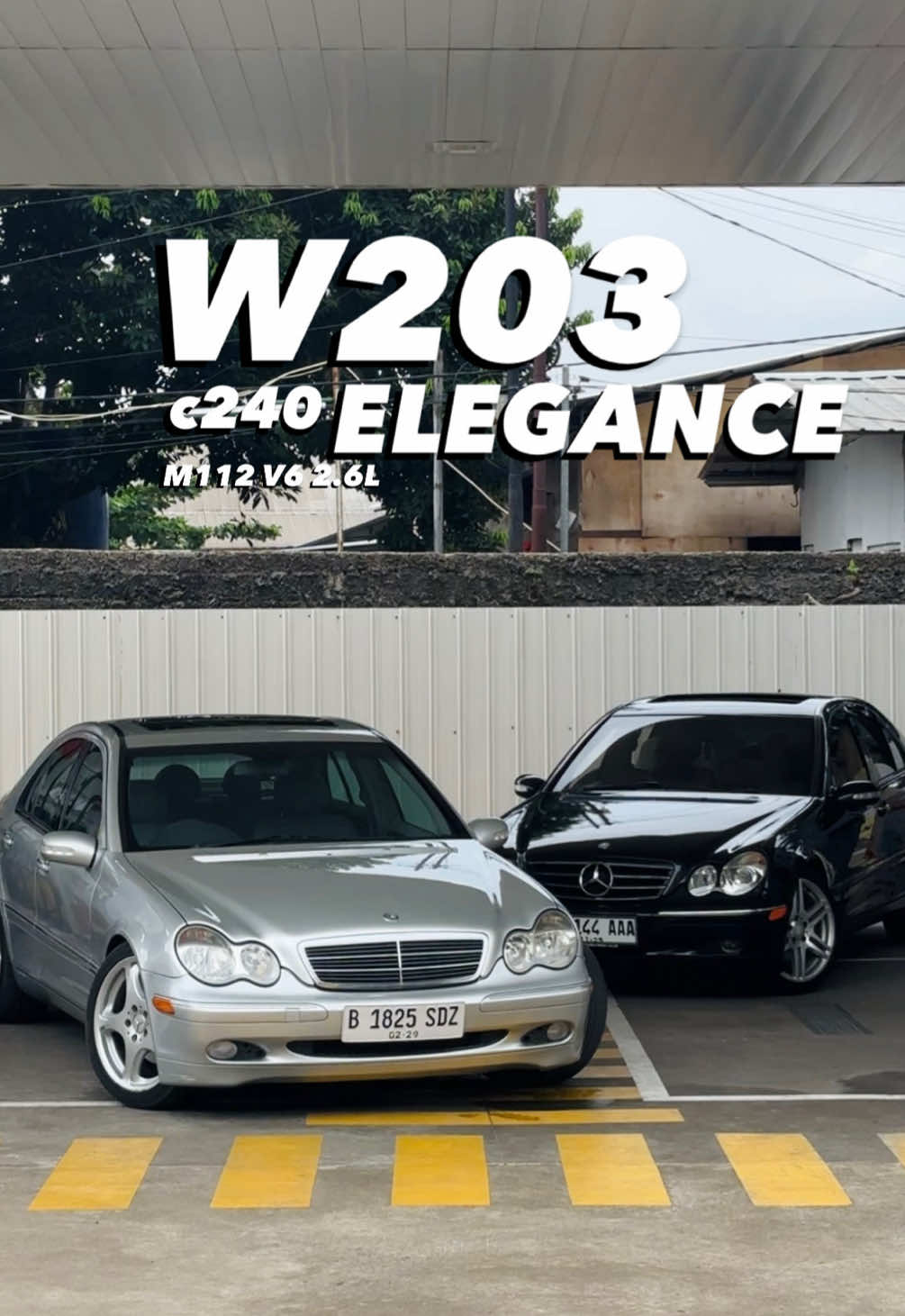 100% cinta pokoknya🥰 #mercedesbenz #w203 #c240 #elegance M112 V6 2600cc @abimsmanyu @IPB CAR ENTHUSIAST 
