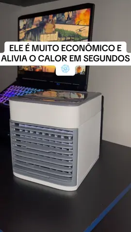 O mini ar condicionado tá MUITO BARATO! ✅ 