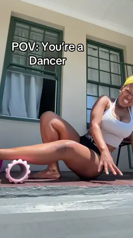 I hate foam rolling😭but I hate shin splints even more😭😩😩so foam rolling it is🥲I’ve never had shin splints or major injuries but I don’t want to start hence things like foam rolling#dancer #tiktoksouthafrica #student #healthyliving #Fitness 