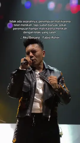 Benar ga? ♪ Aku Berjanji - @Fabio Asher  @MJEntertainment  #akuberjanji #fabioasher #akuberjanjifabioasher #musictiktok🎵 #liriklagu 