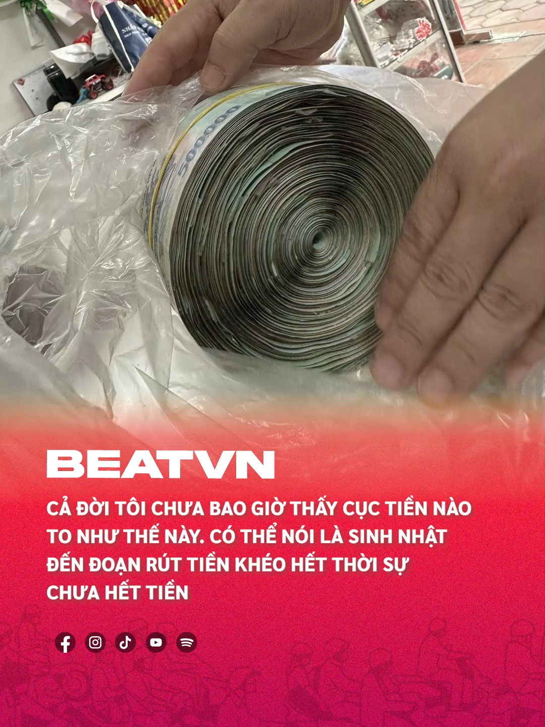 Cả đời tôi chưa bao giờ thấy nhiều tiền đến thế #beatvn #beatnetwork #beatoflife