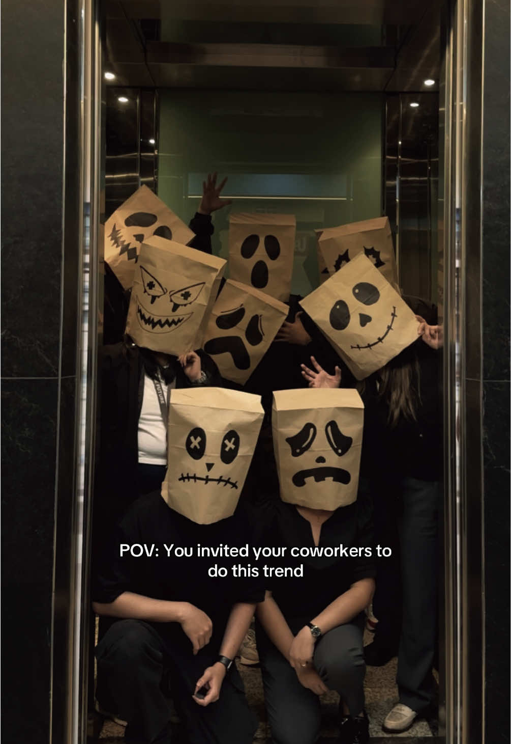 You invited your coworkers to do this trend 👻 #WFM #Halloween2025 #HalloweenTrend 