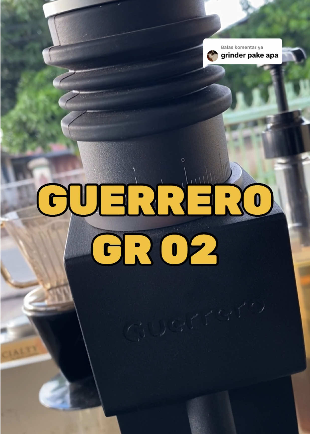 Membalas @ya kali ini bahas grinder Guerrero GR 02 yang aku pake di kedai kopi🤩 kemarin beli langsung ke store @Thebijikopi☕️ yang mau req bahas apaa bole bgtt drop komen! #flair58 #grinder #kedaikopi #coffeeshop #fyppppppppppppppppppppppp 