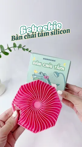Bàn chải tắm silicon @BEBE CHIC vừa sạch sâu, da dẻ mịn màng! #banchaitam #bebechic #skincare #mevaemmiu #banchaisilicon 