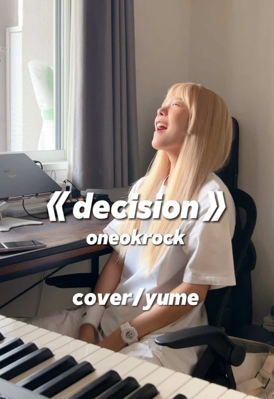 it's my decision。#cover #coversong #oneokrock #decision 