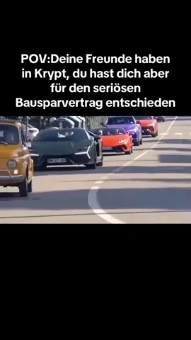 POV:Deine Freunde haben in Krypt, du hast dich aber für den seriösen Bausparvertrag entschieden. #krypto #altcoin #crypto #bitcoin 