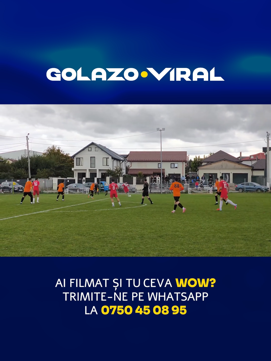 Gol de Liga Campionilor marcat de David Asan, în meciul CS Lumina – CS Sparta Techirghiol, scor 4-6, în Liga a 4-a ______ Ai prins o fază WOW? Goluri, ratări, scheme incendiare sau faze haioase – hai să le vadă toată lumea! Trimite-ne pe Whatsapp, la 0750 45 08 95, orice video spectaculos filmat de tine la vreun meci de fotbal amator sau chiar la o miuță cu prietenii pe sintetic. Și noi îl facem celebru! Fiecare gol contează pe GOLAZO.ro 📹: C.S. Sparta Techirghiol/ Facebook