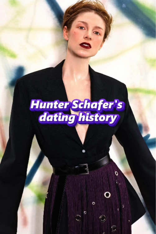 How many celebrities has Hunter Schafer dated? #foryou #celebrity #usa #tiktok #hunterschafer 
