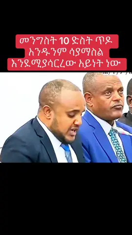 መንግስት 10 ድስት ጥዶ አንዱንም ሳያማስል እንደሚያሳርረው አይነት ነው