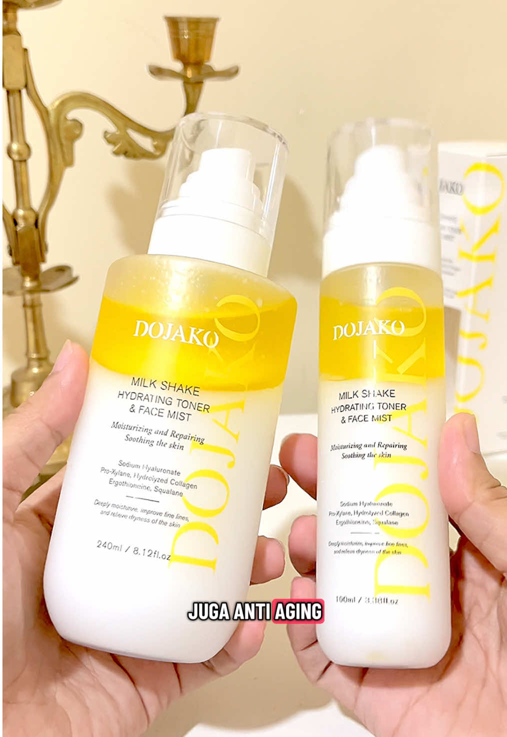 Demi apapun ini bagus 😭🫶🏻lembab dikulit 😽 semprotannya itu loh halus bgt sopan hahaha  Btw ini bisa di jadiin setting spray jg bisa redain kemerahan di kulit Emg boleh semultifungsi ini? #dojako #dojakoskincare #dojakotoner #tonerhydrating #facemistdojako 