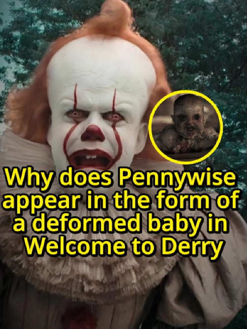 Why does Pennywise appear in the form of a deformed baby in Welcome to Derry#usa #welcometoderry #it #itchapter2 #fyp #hbo #pennywise #adventure #tiktokgemscontest #usa 