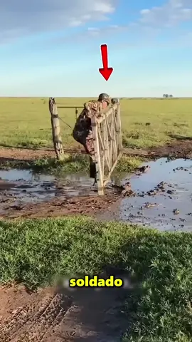 este soldado es muy perseverante 