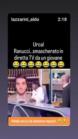 Ahaha ecco la sinistra report 😅😂😅😂😅#@👑Aron @Christian Ricchiuti @Giorgia Meloni @Esperia @ANTICOMUNISTA PALERMITANO 🇮🇹 