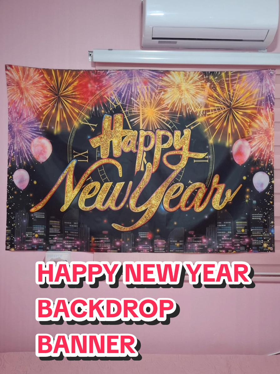 150*100cm Happy New Year Backdrop Fireworks Happy New Year Banner Party Decorations Christmas Polyester Background New Year Decor Happy New Year 2026 Decorations #newyearbackdrop #backdropbanner #newyearbanner #banner #backdrop 