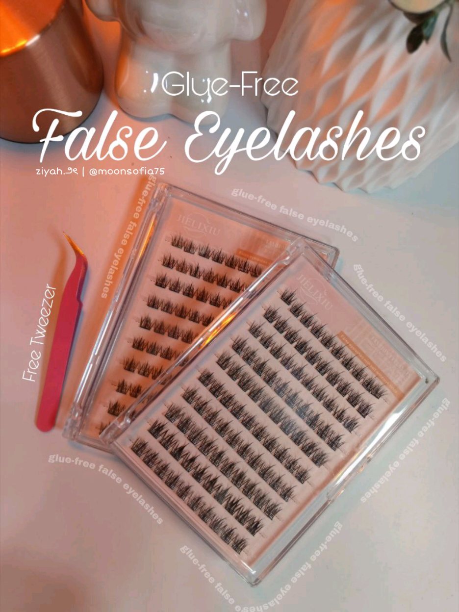love this glue-free false eyelashes from ULVARUN shop #falseeyelashes #eyelashes #gluefreeeyelashes #trend #tweezer  false eyelashes  false eyelashes no need glue false lashes glue free eyelashes  glue free false eyelashes 