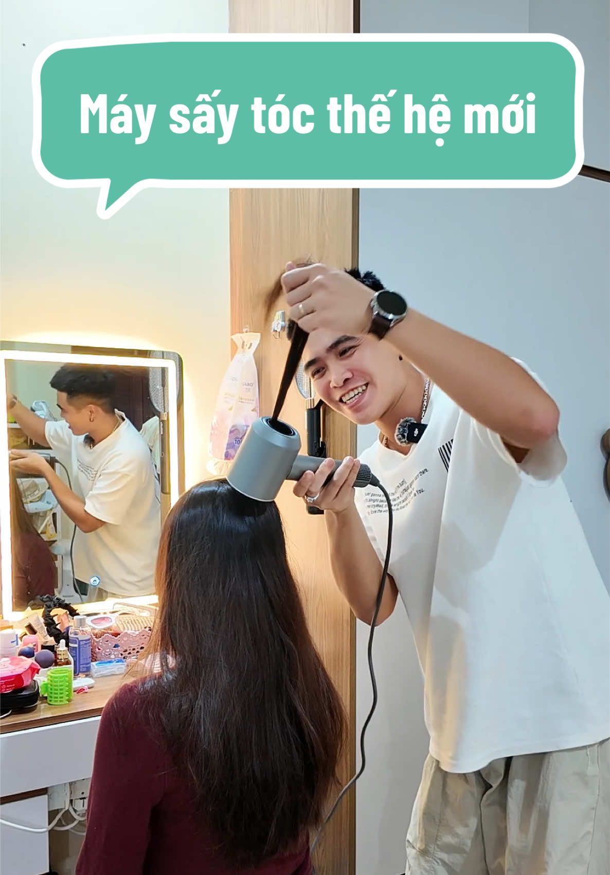 Review máy sấy tóc thế hệ mới #sonsovo #bobimsua #dailyvlog #muataitiktok #tiktokshop 