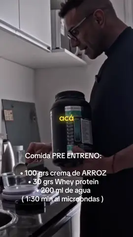 MI COMIDA PRE ENTRENO.